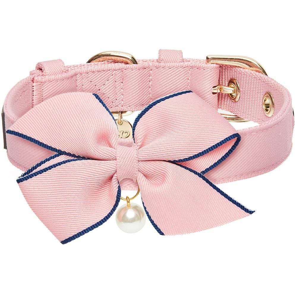 The Most Coveted Dog Collar with Bowtie & Pearl